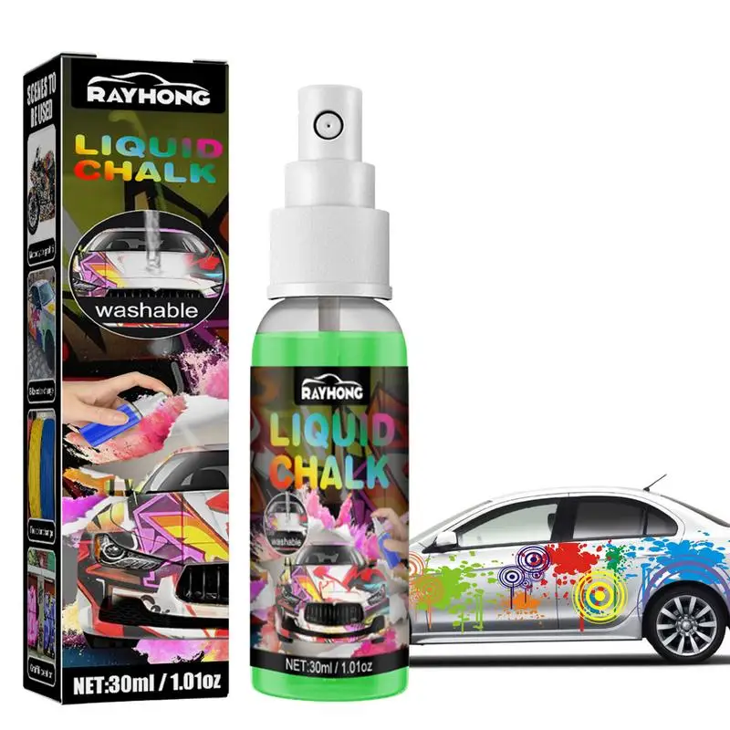 

Washable Car Window Paint Washable Sidewalk Chalk Spray Paint Liquid Chalks Markers Pen Neon Paint Chalk Pens for Glass