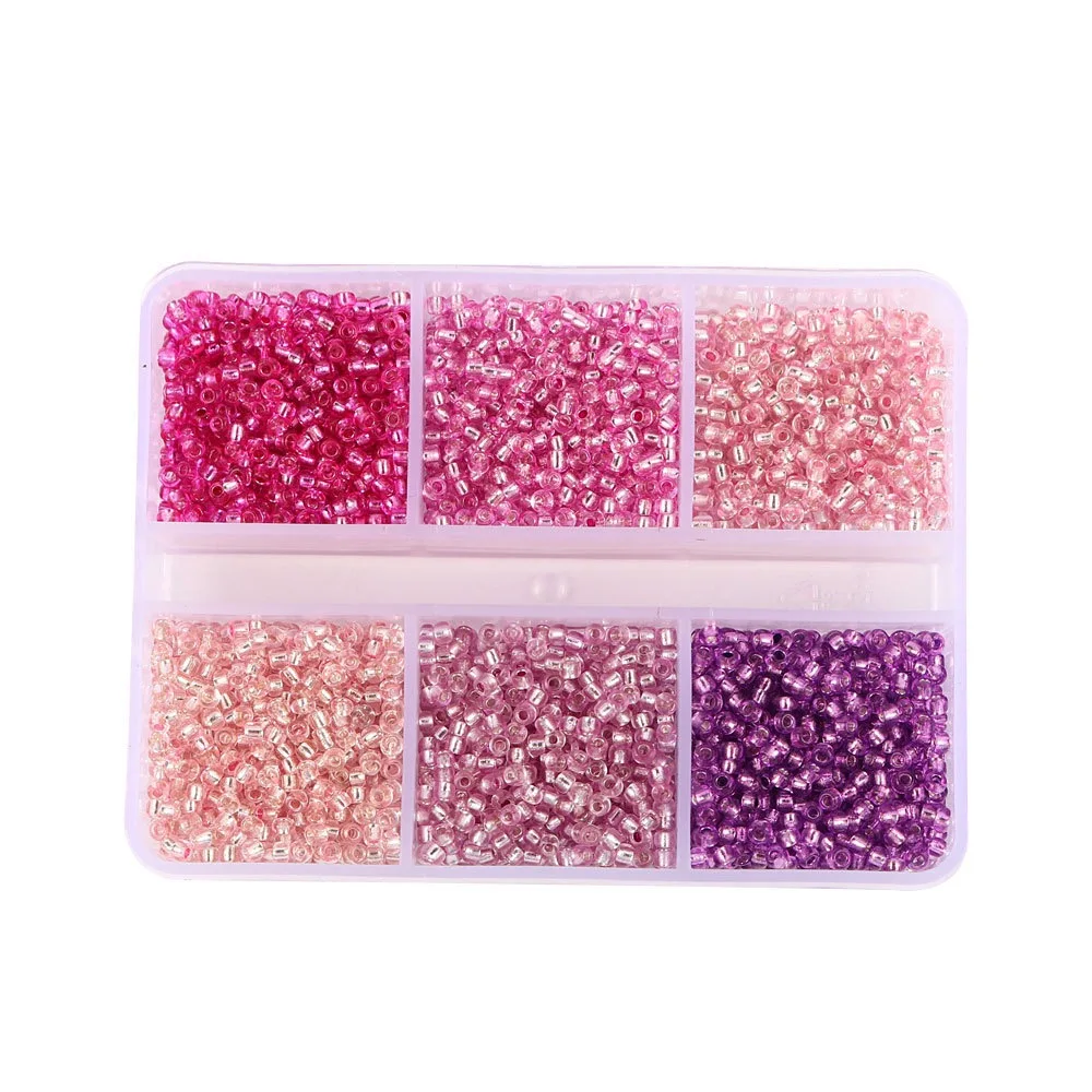 Czech Glass Seed Beads Box Set Delica Glass Beads Spacer Beads For DIY Bracelet Beads Handmade Needlework Jewelry Making