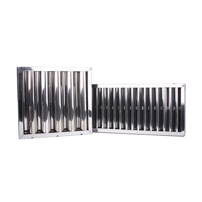 201SS 304SS 430SS Grease Filter For Commercial Kitchen Exhaust Canopy Hoods