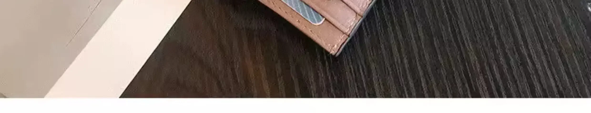 Mini Slim, ultradünne Kartenhülle im Ins-Stil, modische, kurze Geldbörse für Mädchen und Frauen, mit Applikationen, Karten- und Ausweishülle, Geldbeutel. – Detail 15