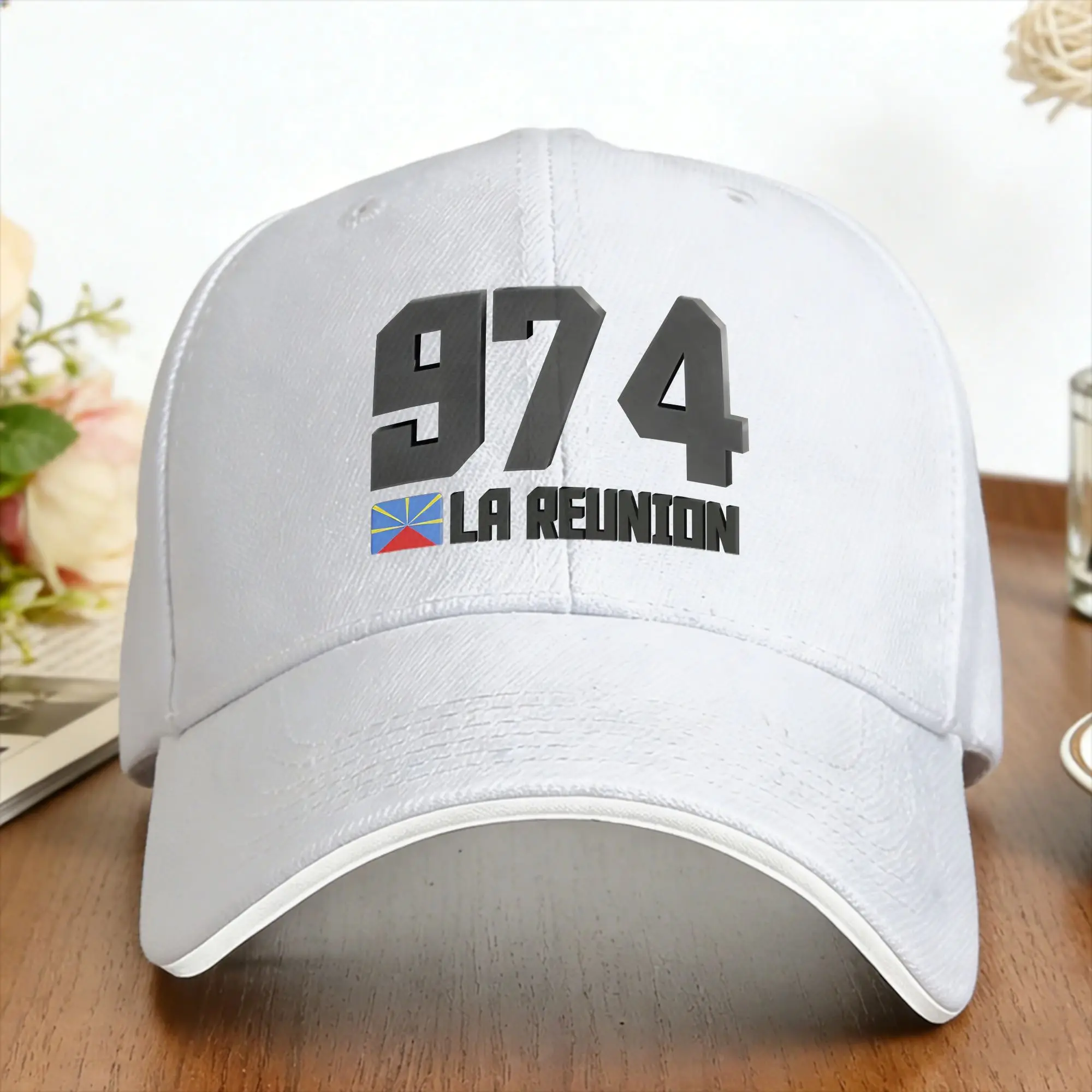 Kreol 974 Reunion Island Baseball Cap  Kpop Rock Wholesale Hip Hop Hats Street Style Snapback Cap