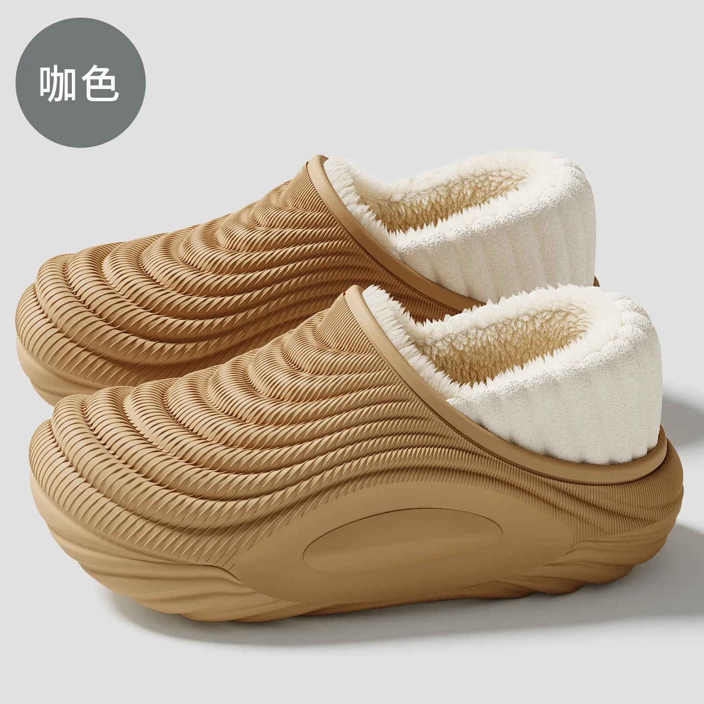 Cotton Slippers Men Winter Warm Home Cotton Shoes Waterproof Garden Shoes for Man Slip on Concise Shoes zapatillas casa hombre