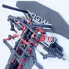 RC 자동차 온로드 차체 프레임 260mm 휠베이스 4WD 4WD 구동 시스템 1/10 레이싱 카 부품 업그레이드 액세서리 4