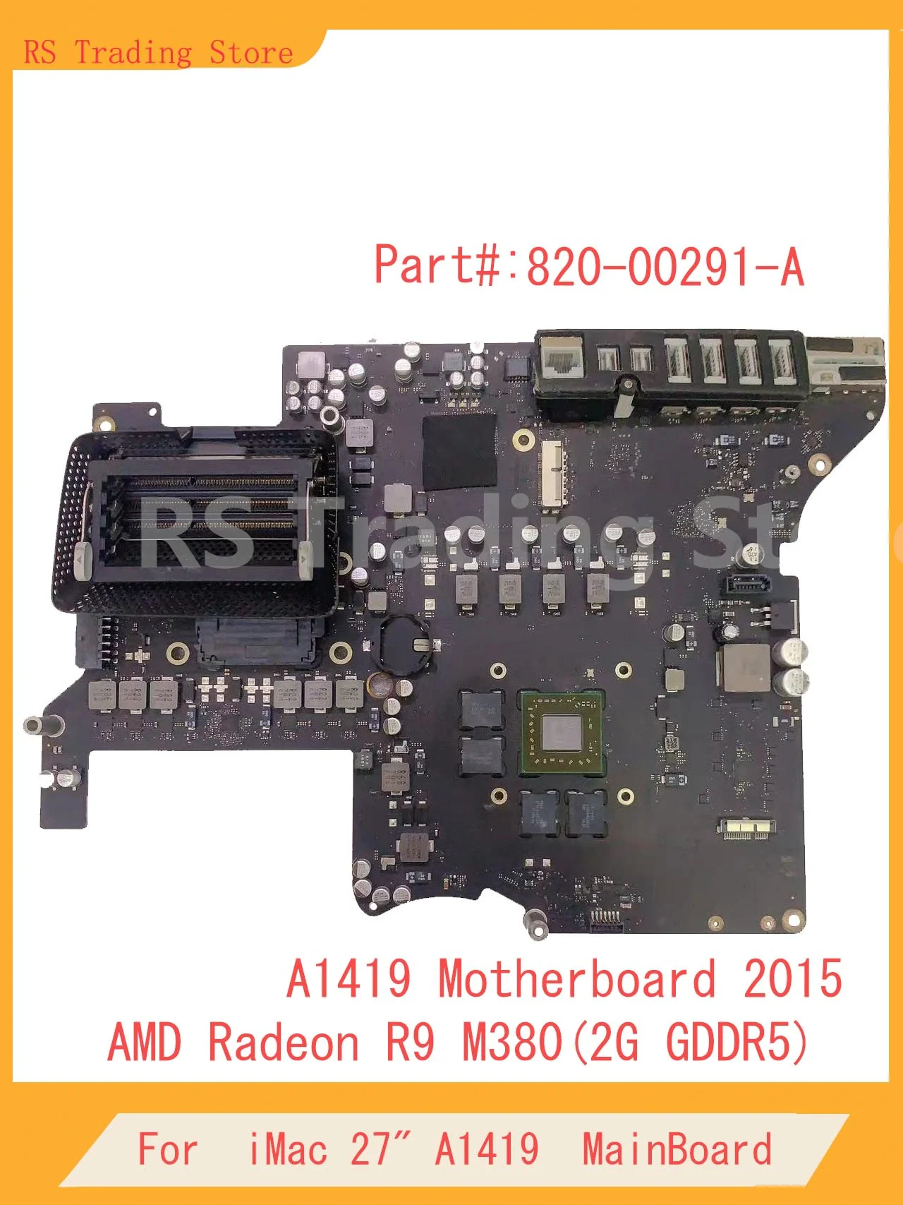 

820-00291-A Motherboar For iMac 27" A1419 Logic Board With Graphics M380 Late 2015 MK462LL MK462LA Original