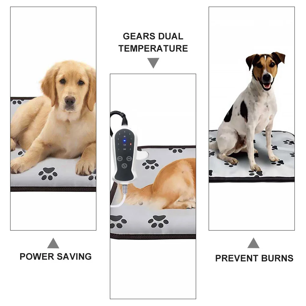

Electric Adjustable Pad Dog Electric Blanket For Cats Dogs Winter Use Pet Heating Pet Heating Mat Cushion Durable