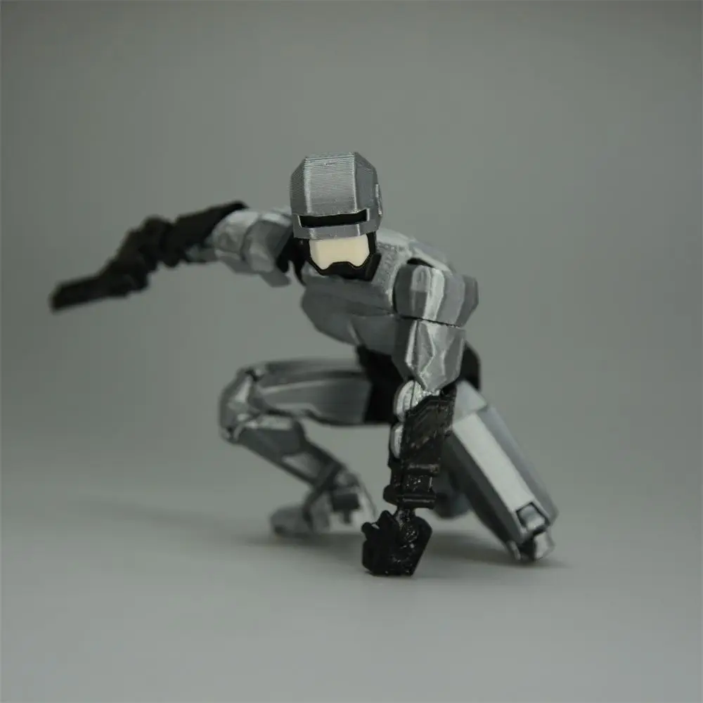 RoboCop 3D Printed Mannequin Multi-Jointed Movable Robot 2.0 Toys Dummy 13 Figures Toys For Kids & Adults Game Gifts