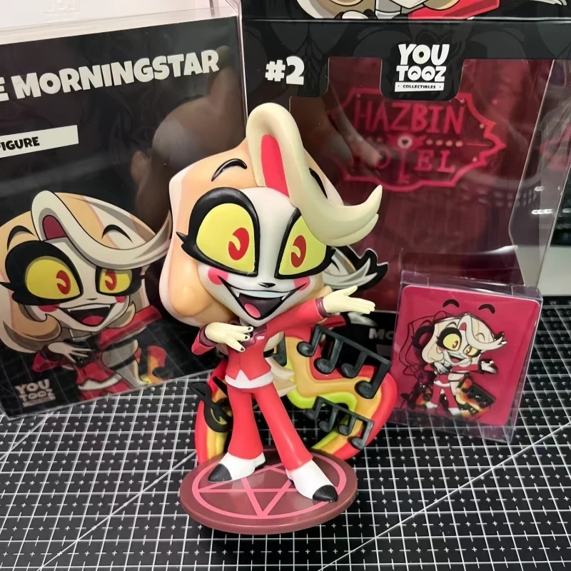 

In Stock Original 13.4cm Hell Inn Alastor Animal Figure Youtooz Pvc Model Ornaments Garage Kit Doll Toys Collectible Gift