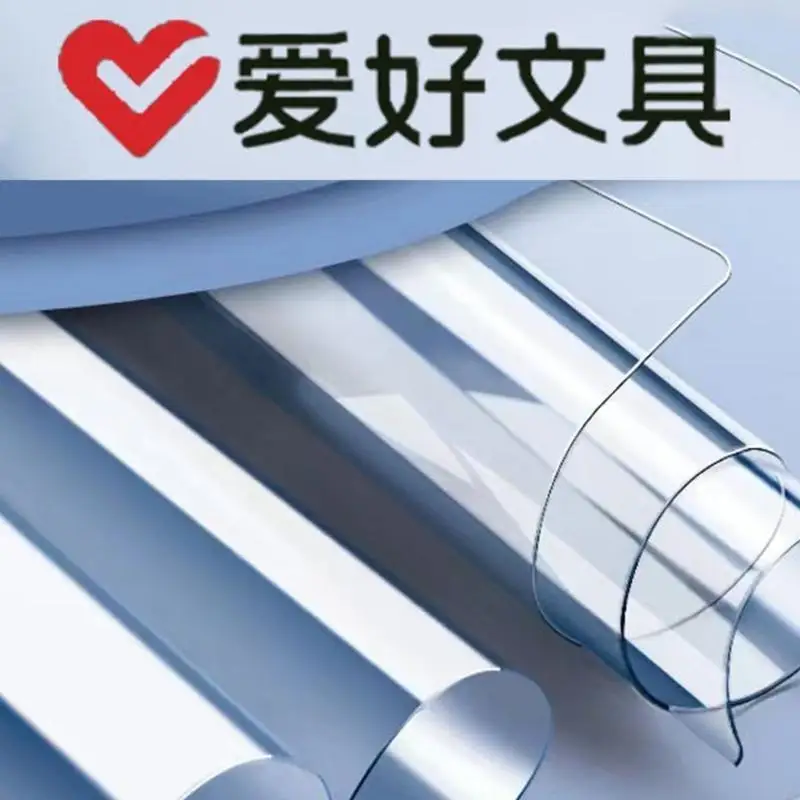 Student Table Mats Transparent Tablecloth for Writting Ink-Antiseep Exam Pad