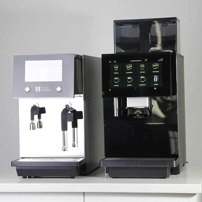 New Commercial Cappuccino Latte Espresso Office Business Professional Fully Automatic Coffee Machine LEHEHE BC100 Ceramic