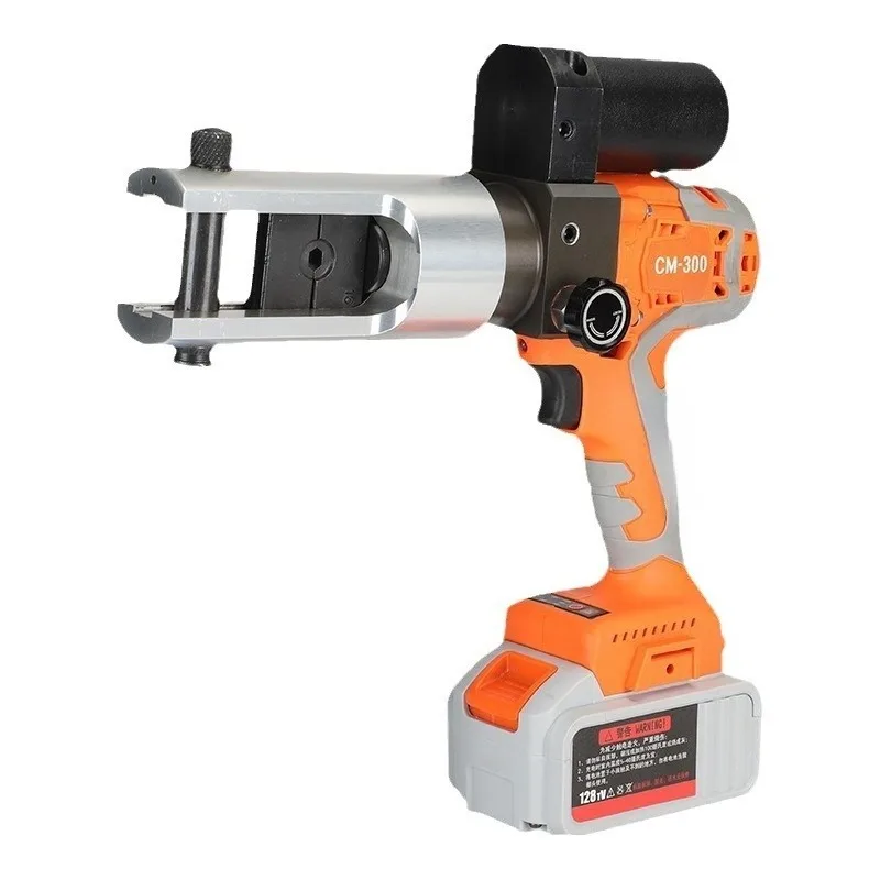 Lithium battery electric hydraulic pliers rechargeable crimping pliers CM-300 copper and aluminum terminals quick crimping