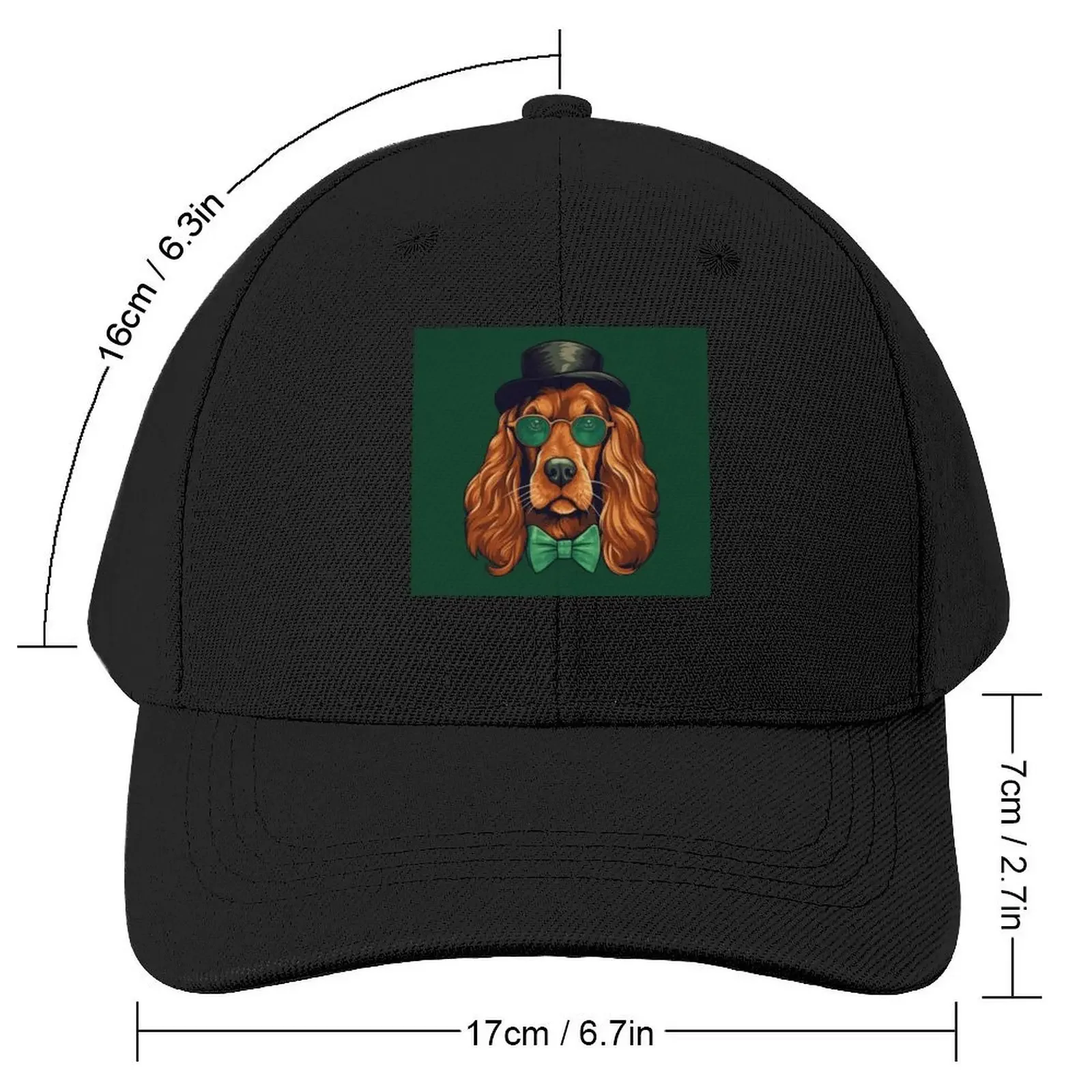 Hipster Irish Setter Baseball Cap Beach Bag Snapback Cap Sports Cap Brand Man Hats For Women Men's