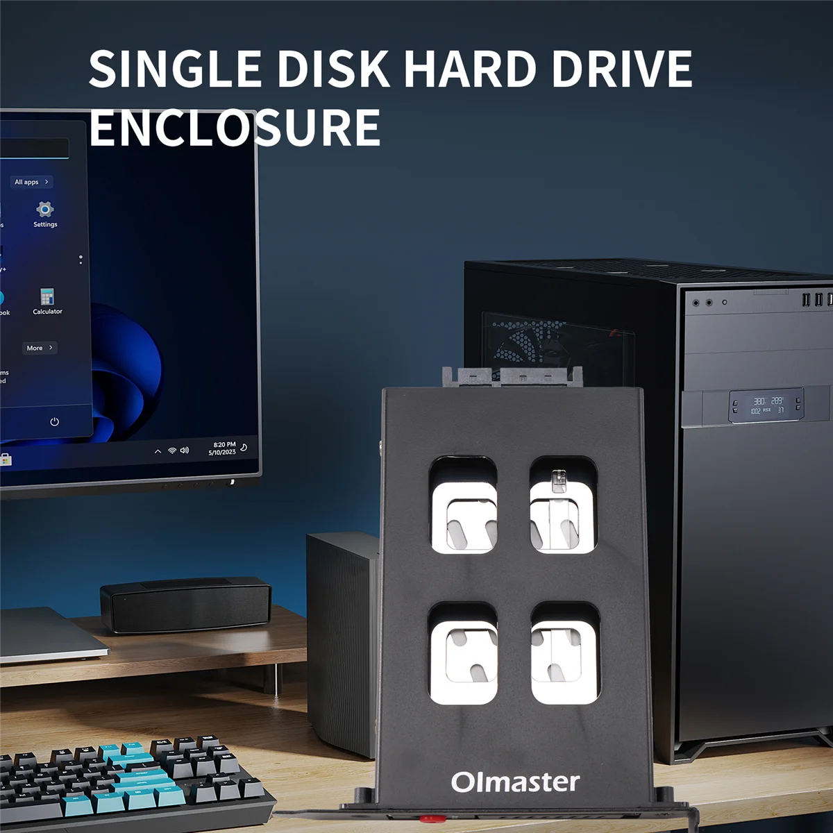 SMIEA Oimaster Pci Mobile Rack Enclosure Чехол для жесткого диска для 2,5-дюймового адаптера Sata Sdd Hdd