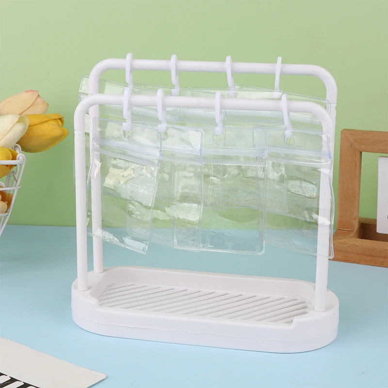 Display Stand Simple Jewelry Storage Badge Organizer MultiFunctional Storage Rack Collectibles Figurines Ornament Rack Christmas