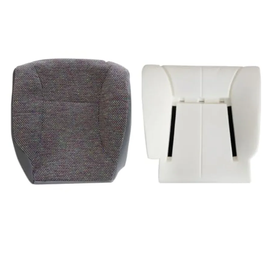

Cloth Mist Gray Driver Side Bottom and Foam Cushion Replacement Seat Cover Compatible with Dodge Ram 1500 2500 3500 1998 1999 2