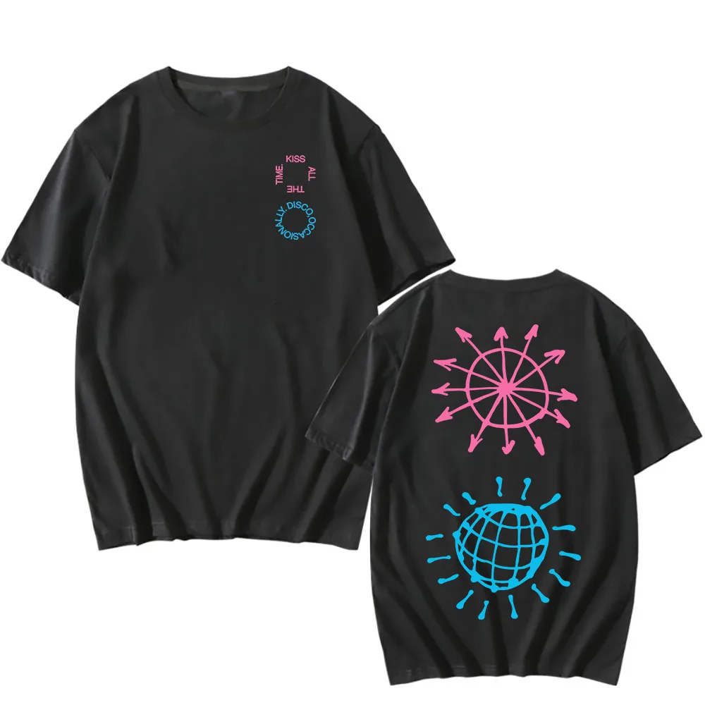 2026 Harry Styles New Album Kiss All the Time Disco Occasionally cotton T-shirt unisex High-quality fan gifts.Trendy Ins casual