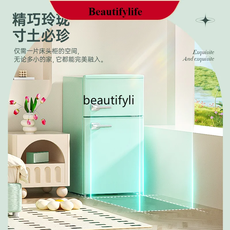 

E132 First-class energy-efficient household small dormitory energy-saving refrigeration and freezing single and double door retr