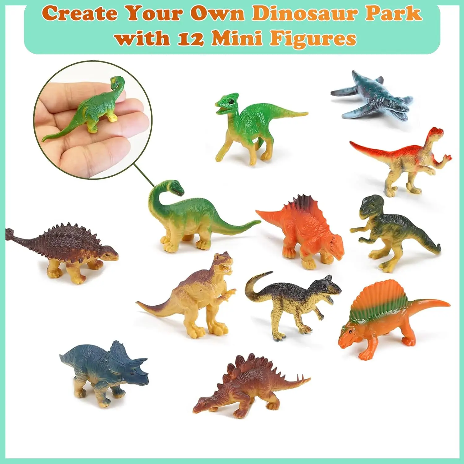 Dinosaur Animal Transport Vehicle Toy Set Includes 1 Transport Vehicle, 12 Dinosaurs or Animals, 2 Small Transfer Vehicles. the Transport Vehicle Features a Rotating Cab and 4 Doors That Can Be Opened. Suitable for Children over 3 Years Old to Stimulate Imagination and Develop Hands-On Skills. It Is a Great Gift for Christmas, Halloween, Thanksgiving, and Birthdays
