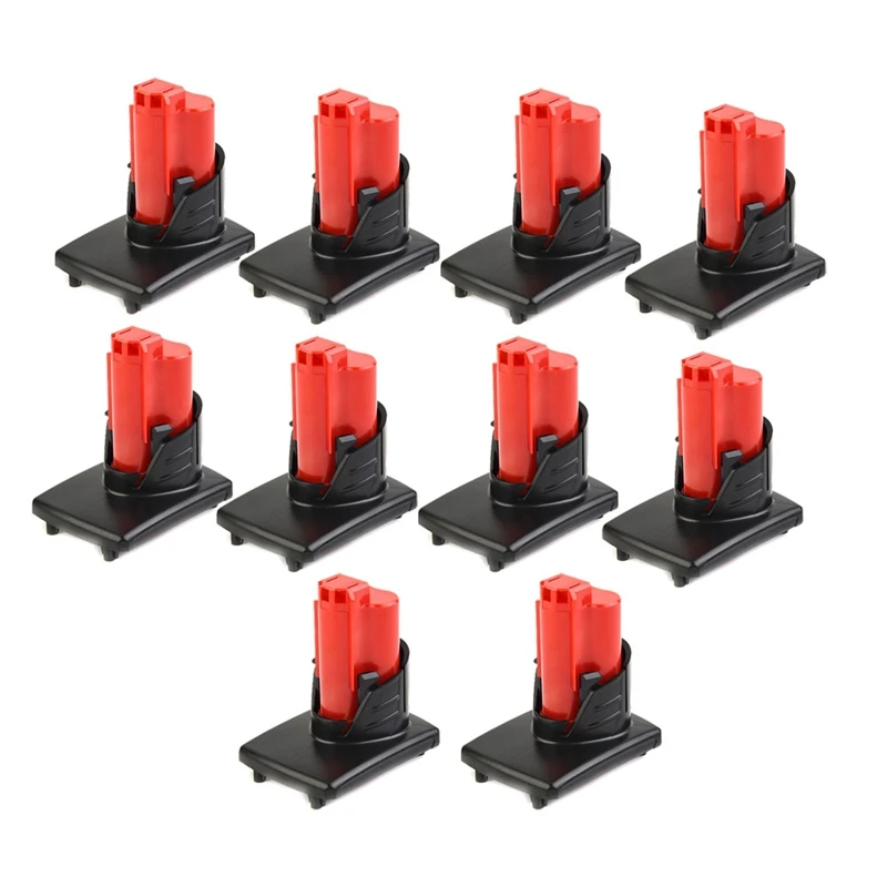 10Pcs 12V Battery Plastic Case For 48-11-2411 M12 Li-Ion Battery Durable Middle Shell And Top Shell