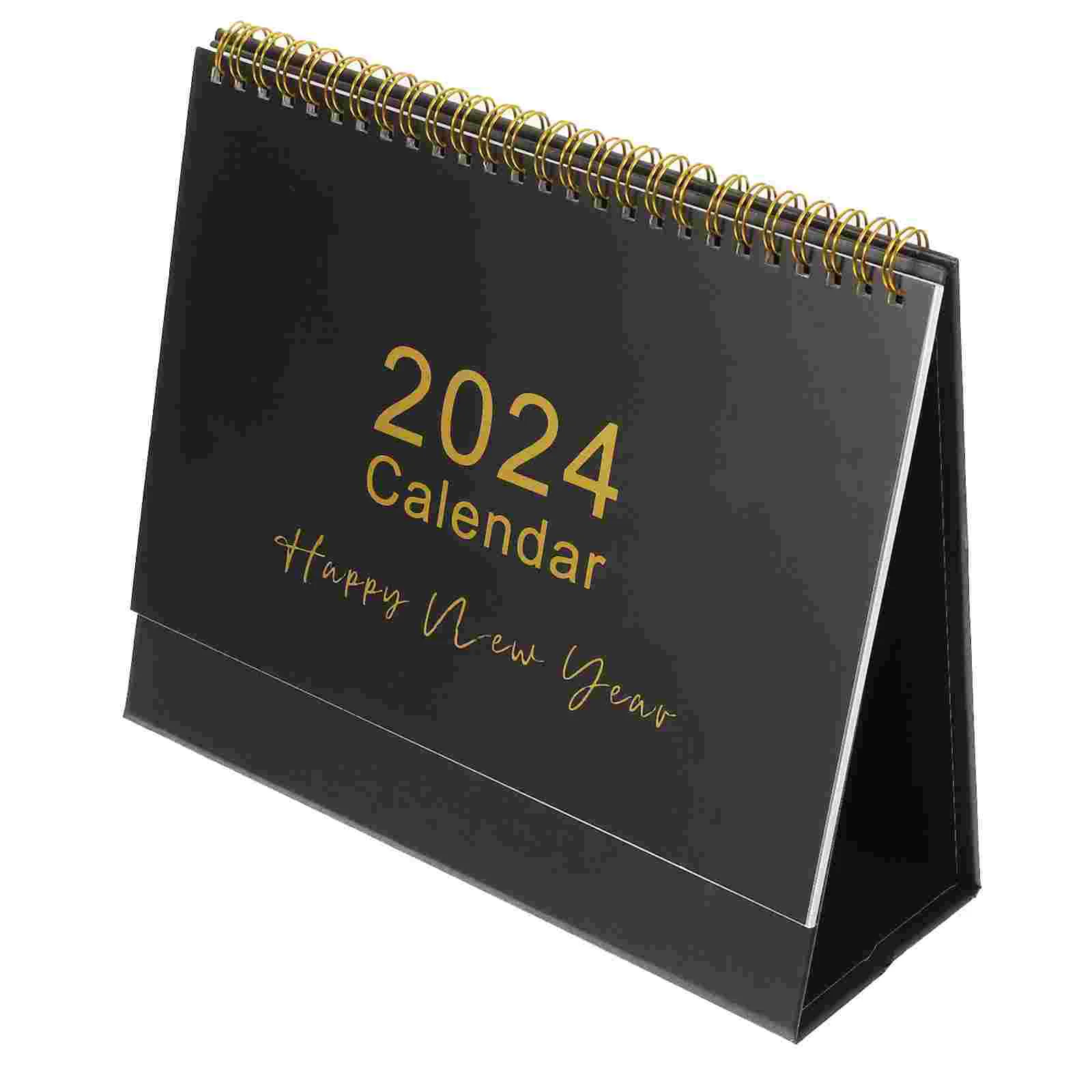 

2024 Desk Calendar Small Countdown Standing Flip Decorative for Home Desktop Office