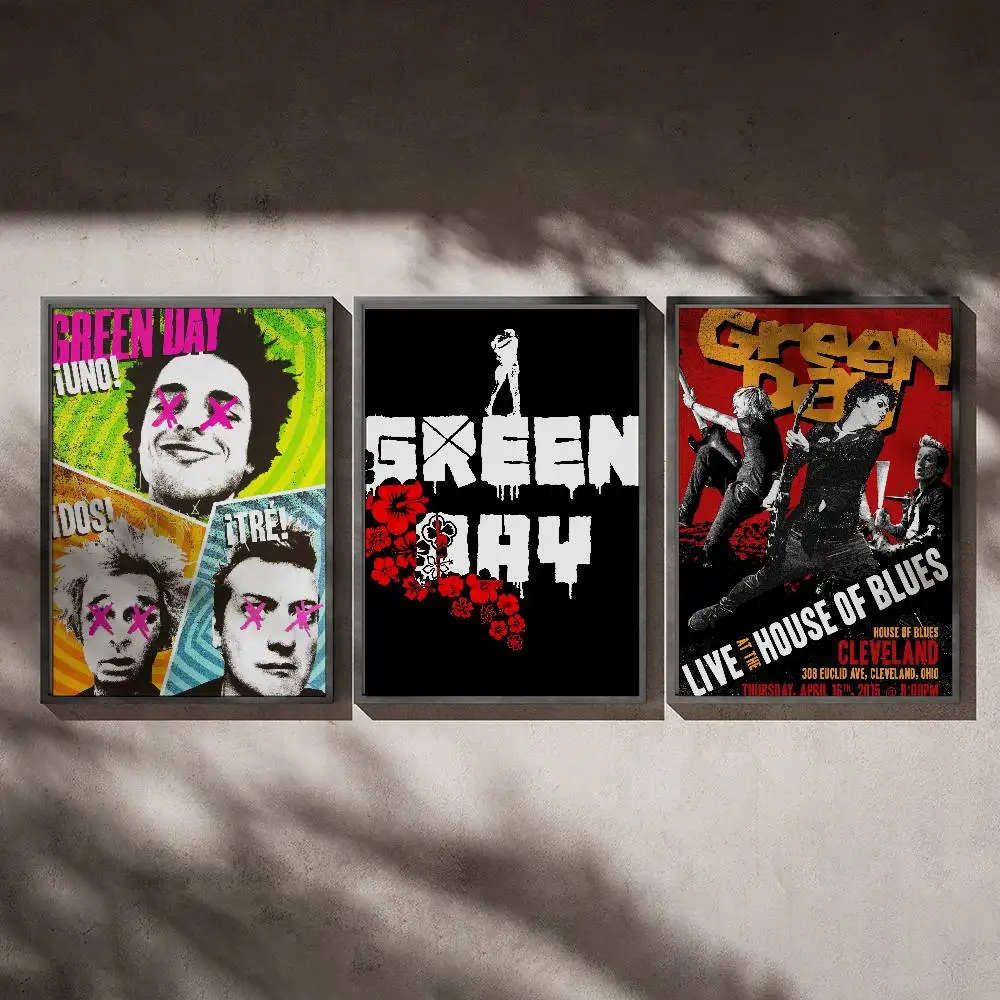 

Rock G-Green Day Band Poster Posters,waterproof Paper Stickers,coffee Shops,bar Living Rooms