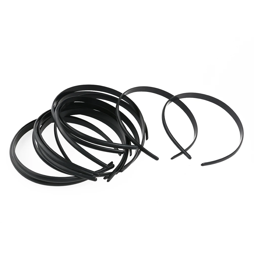 

36 Pcs Blank Headband Hair Ties Ordinary Headgear Black Plain Headbands for Women