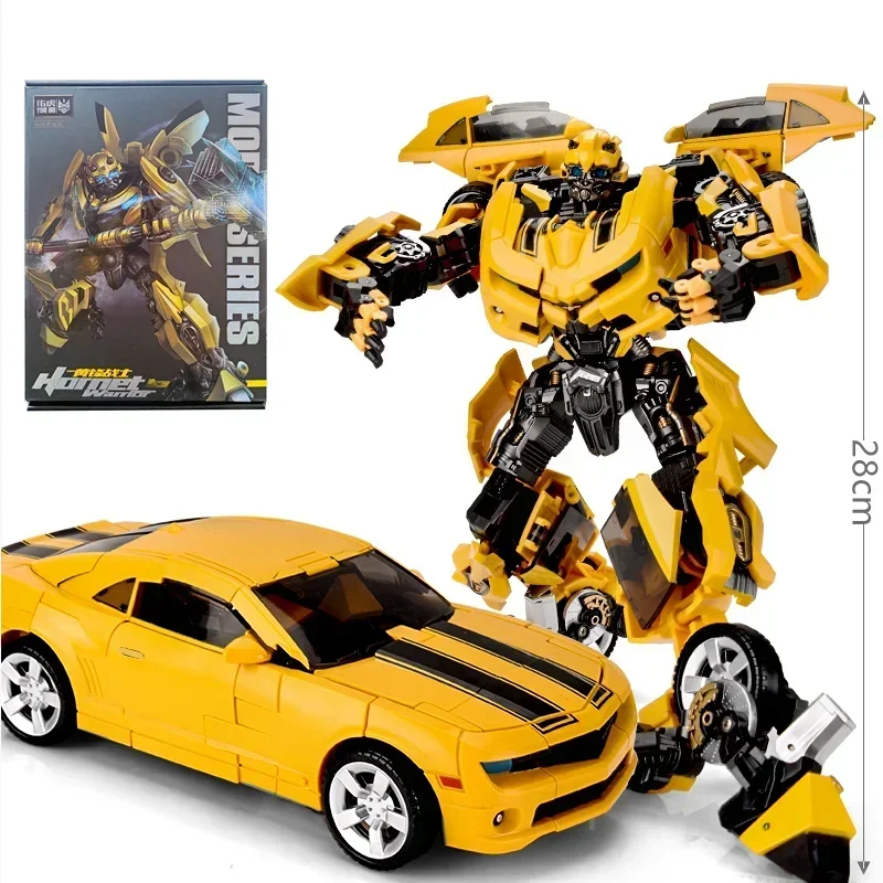 Spot Transformers30cmCommander Optimus Prime & Bumblebee Alloy Car Robot Anime Character Action Figure Model Toy Gift Collection