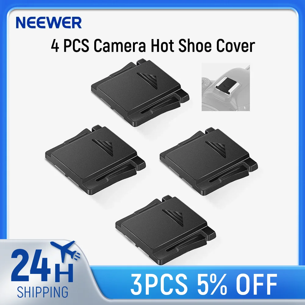 

NEEWER 4 PCS Camera Hot Shoe Cover Cap Protector For Canon EOS R5 R6 RP R 7D Mark II 6D Mark II 5D Mark IV III 1D Mark IV M50 M5