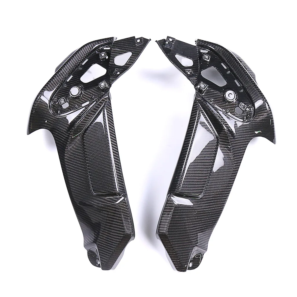 For Yamaha MT-10 FZ-10 Motorcycle Modified Carbon Fiber Fuel Tank Front Slot Panel Cover