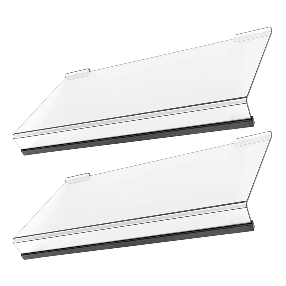 

2pcs Ergonomic Tilted Anti-Skid Holder Transparent Keyboard Rack Sturdy Keyboard Support Desktop Acrylic Stand Riser Tray