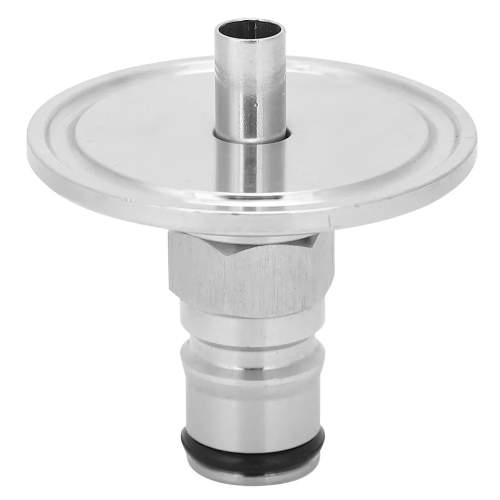 Professional 1.5in Liquid Lock Post 304 50.5mm OD Ferrule Ball Lock Post Sanitary Design Brewer Fitting Conical Fermenter