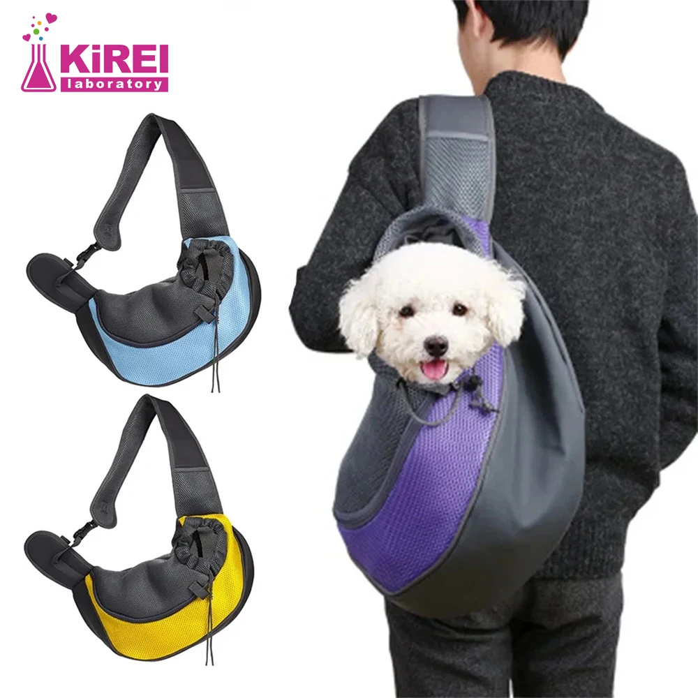 

Crossbody Pet Bag Mesh Fabric Breathable And Comfortable Pet Bag Going Out Portable Oxford Cloth Single Shoulder Pet Bag