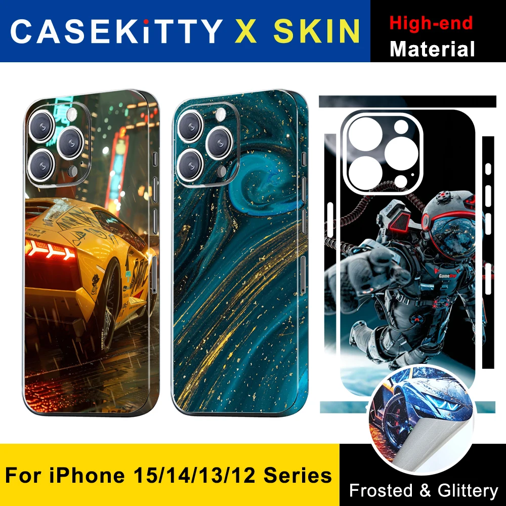 CASEKiTTY Skin Wrap For iPhone 13 Pro Max Sticker 14 15 Plus Back Film 12 Mini Protective Decal Full Coverage Matte Protector CASEKiTTY Skin Wrap For iPhone 13 Pro Max Sticker 14 15 Plus Back Film 12 Mini Protective Decal Full Coverage Matte Protector