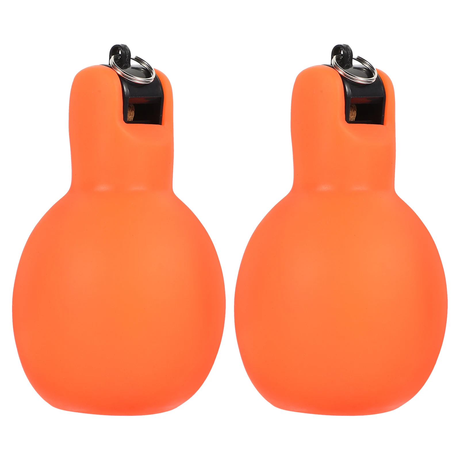 2 fischietti da spremere a mano compatti di colore brillante per sopravvivenza all'aperto per campeggio escursionismo strumento di sicurezza di emergenza plastica portatile