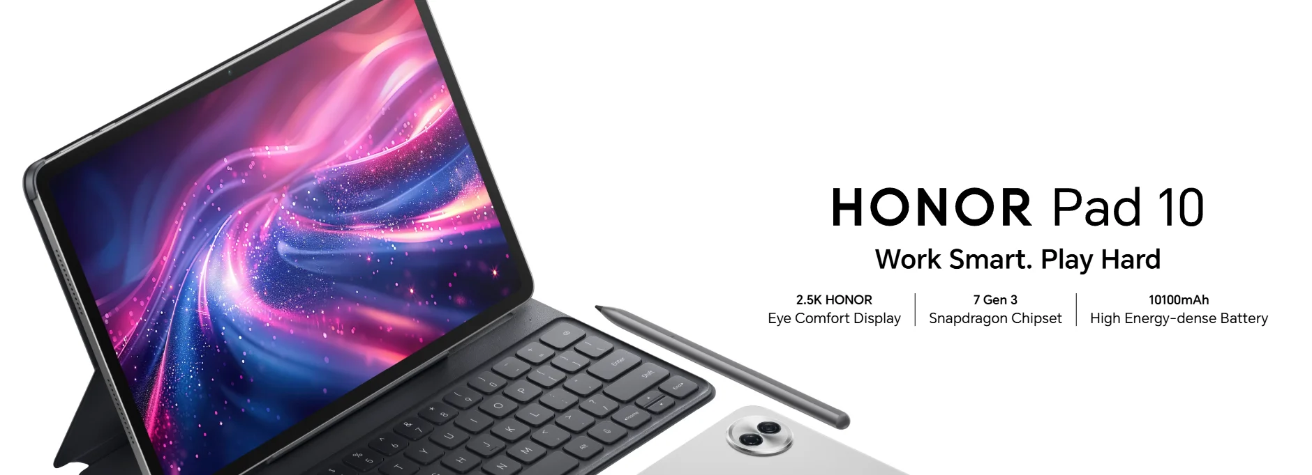 HONOR Pad 10,EU Version Android WIFI Tablet, 8GB+256GB, 10100mAh Battery,12.1-inch 120Hz 2.5K Display,Snapdragon 7 Gen 3