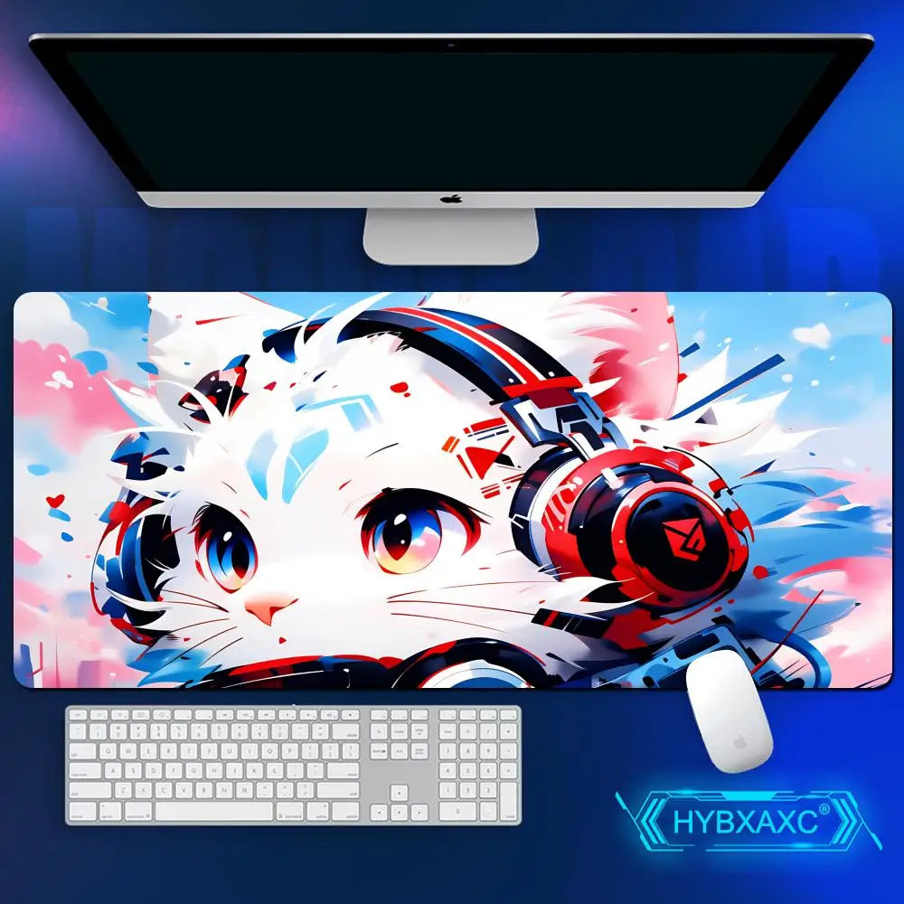 

HYBXAXC XXL Anime Landscape Mouse Pads, Computer Game Accessories, Rubber Non-slip Table Pads, Lock Edges, Perfect for Games