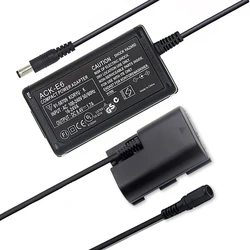 ACK-E6 AC Power Adapter For Canon EOSEOS 5DS,6D,7D,R7,60D,60Da,70D,80D,90D,5D4,5D3,5D2 Camera LP-E6 Dummy Battery DR-E6 Coupler
