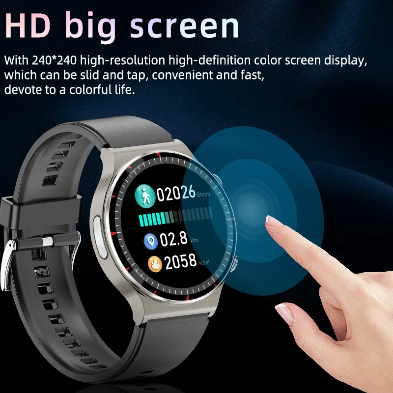 New Arrival Medical Grade Smart Watch PPG + ECG Heart Rate Health Monitoring Bracelet IP67 Waterproof Fitness Sport Smart watch