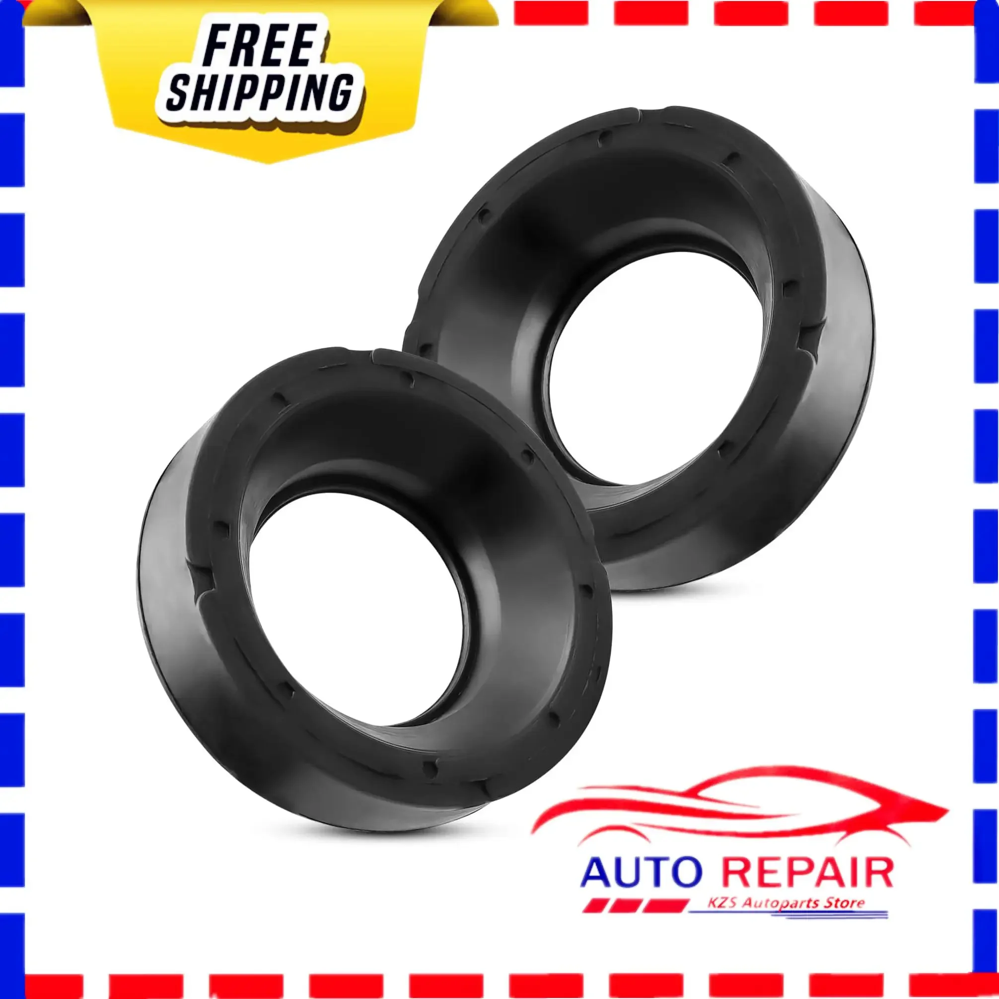 

2PCS K160040 52088257 52088257AB Upper Coil Spring Insulator Kit for Jeep Grand Cherokee 1999-2004