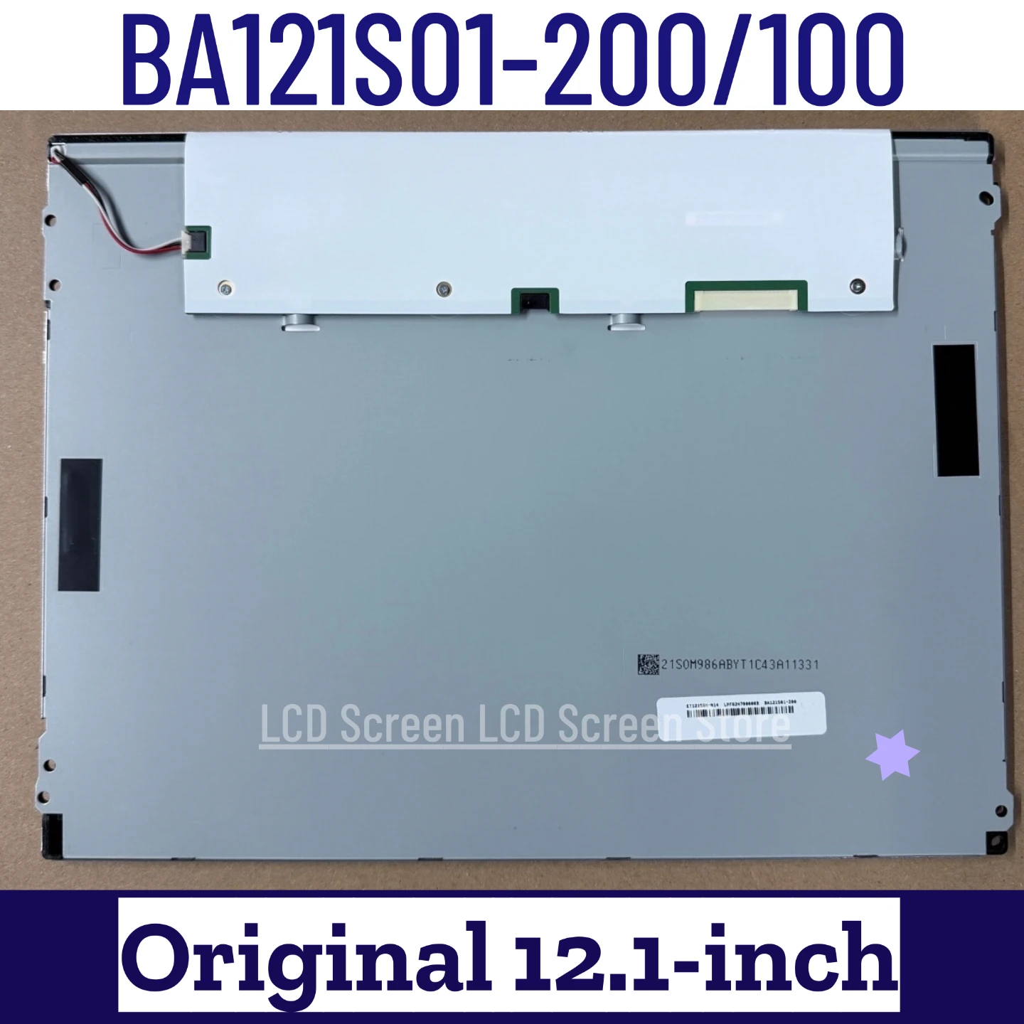 

Совершенно новый оригинальный 12,1-дюймовый дисплей BA121S01-200 BA121S01-100