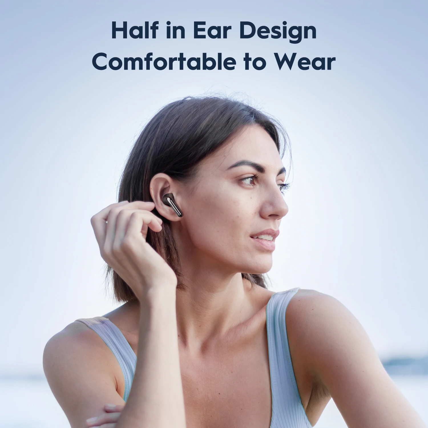 سماعات Bee X6 بلوتوث ، V5.3 TWS ، سماعة رأس لاسلكية ، لعبة ، سماعات رأس موسيقية مع مقصورة بطارية ، سماعات أذن صغيرة ، سماعات أذن ، جديدة