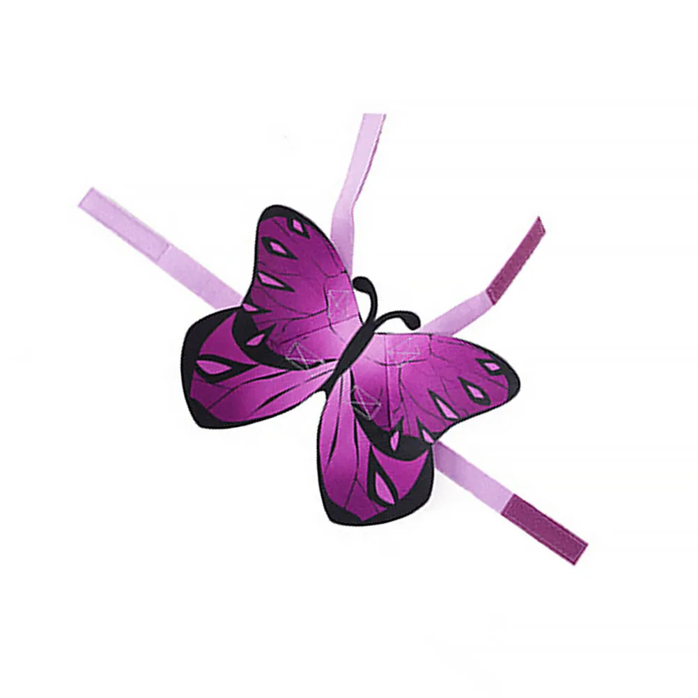 

Butterflies Wing Cat Costume Purple Strap Decorative Pet Apparel Lovely Party Halloween Photo Prop Cat Costume
