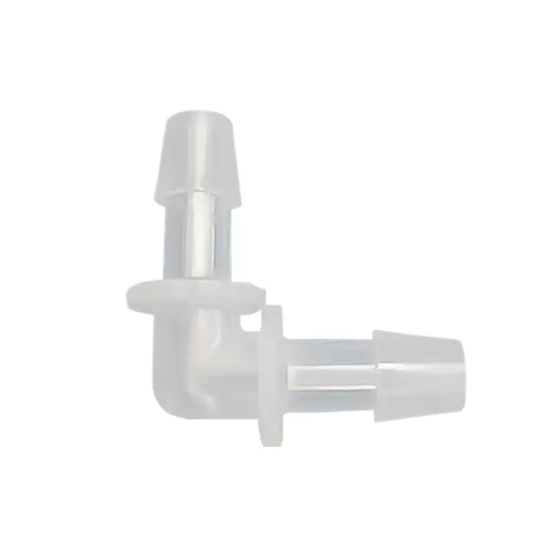 WESTCREEK 3.9mm 50PCS L Shape Plastic Elbow Joint Hose Barb Fitting 90 Degree Connector