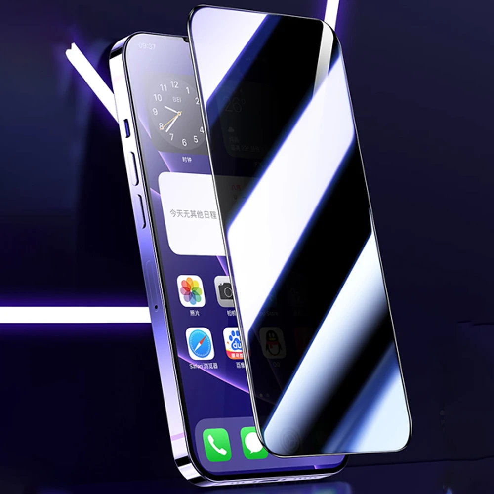 1-4 قطعة من الزجاج المقسى للخصوصية لهاتف Xiaomi poco f7 pro pocoF7 Ultra x7pro c71 c75 m7 redmi turbo4 Pro طبقة أمان مضادة للتجسس/القزح #5