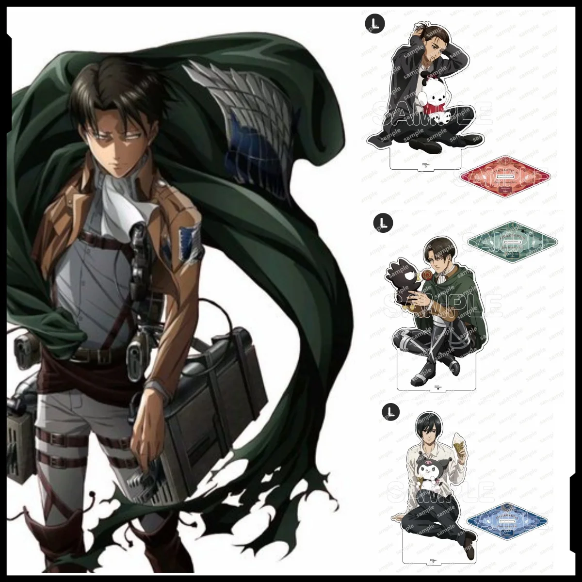 진격의 거인 파트 2 아크릴 스탠드 애니메이션 주변기기 엘렌 아민 레이나 오웬 PVC 스탠드 데스크탑 장식품 크리스마스 선물