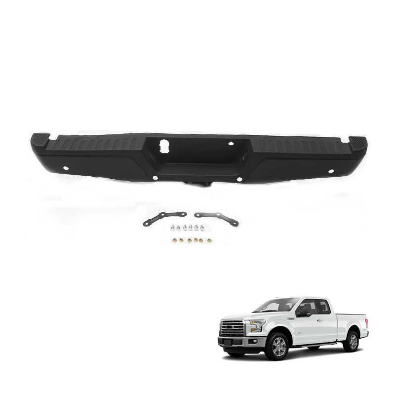 Top Selling Pickup Truck Black Color Iron And Plastic 4x4 Rear Bumper For Ford F150 2015-2020