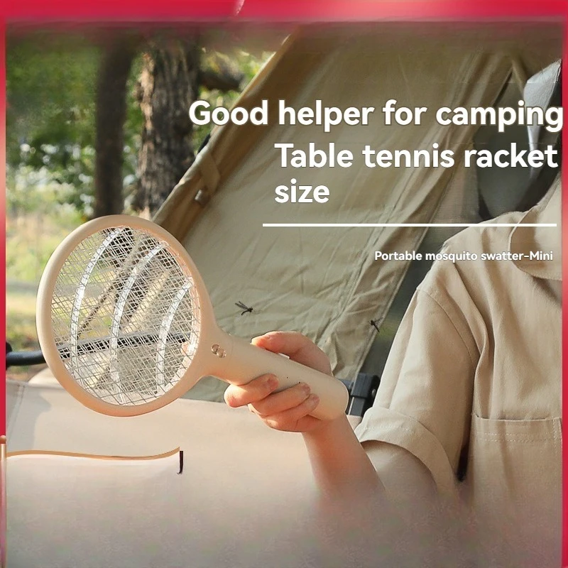 Outdoor Power Usa - Mini Rechargeable Electric Mosquito Swatter Portable