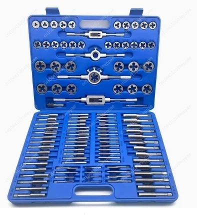 1set Tap and Die Set 110pcs M2-M18 Screw Thread Metric Tap Die Sets of Hand Tools Kit Hand Threading Tools For Metal Working