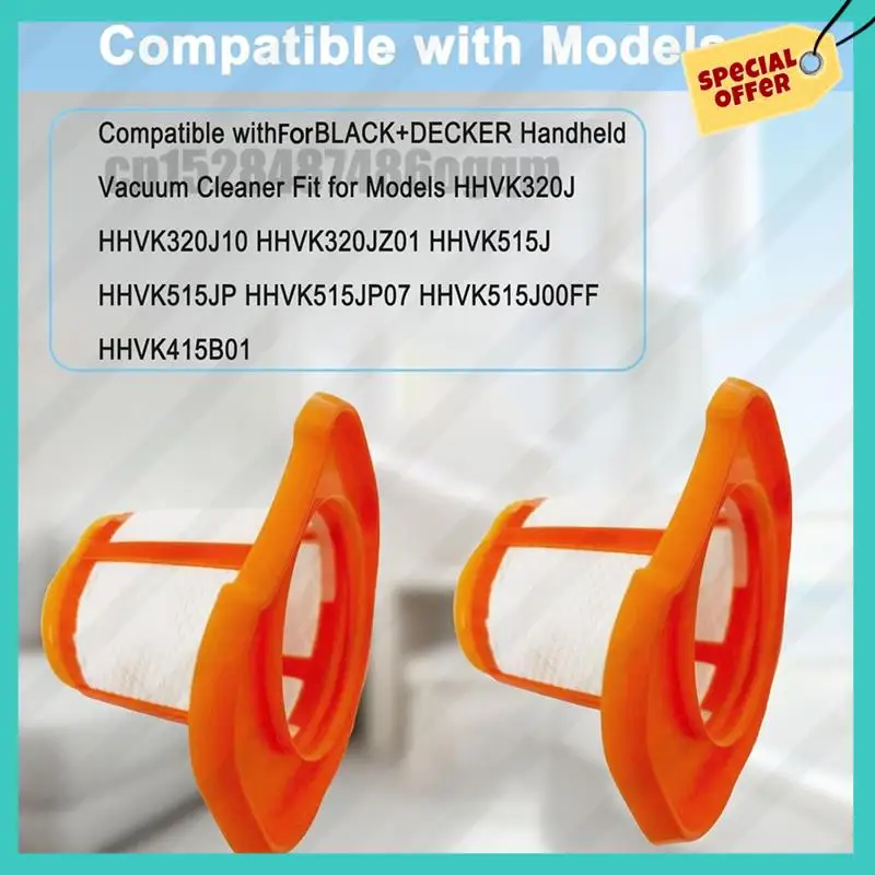 -Filtro de repuesto ABJZ para piezas de aspiradora Black Anddecker HHVK HHVK320J HHVK320J10 HHVK320JZ01