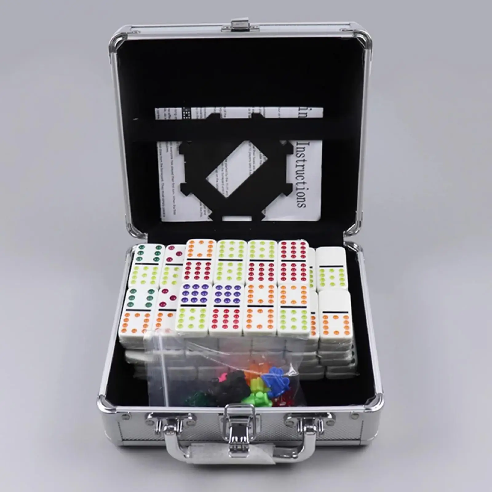 Double Dominoes Nine Trick Game Set 91 Piece Calculation Puzzle Board Game for Kids Strategy Entertainment view 5