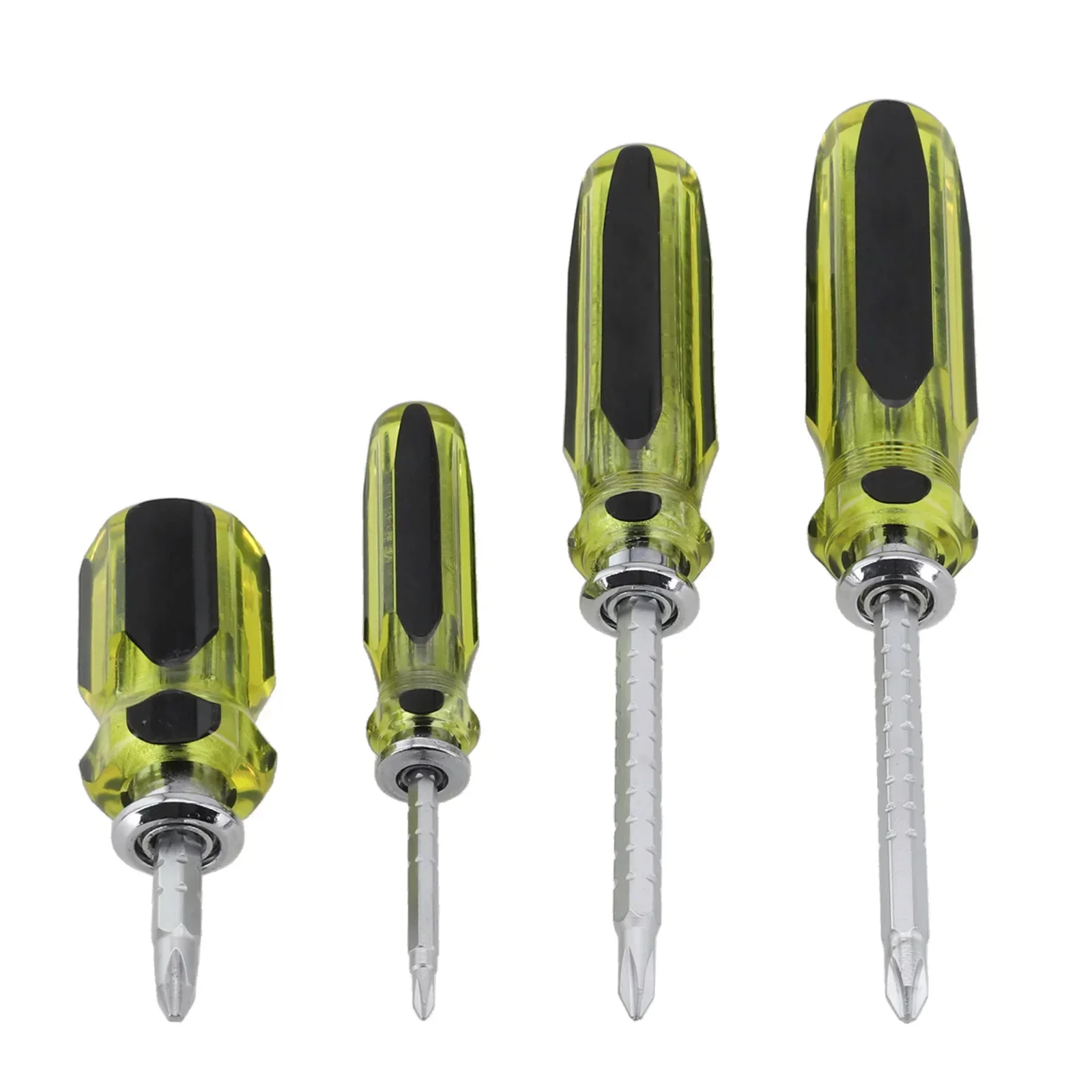 Screwdriver Double-Use Slotted Cross Screwdriver Removable Adjustable Chrome-Vanadium Steel Screw Driver Hand Tool